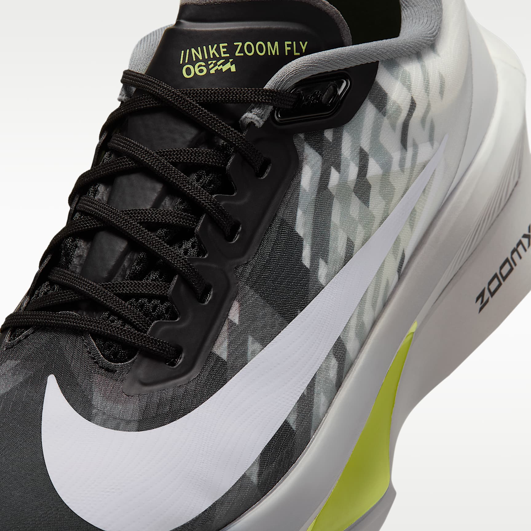 Nike Zoom Fly 6 SE Straßenlaufschuh für Wettkämpfe (Herren) – Schwarz/Smoke Grey/Grey Fog/Weiß