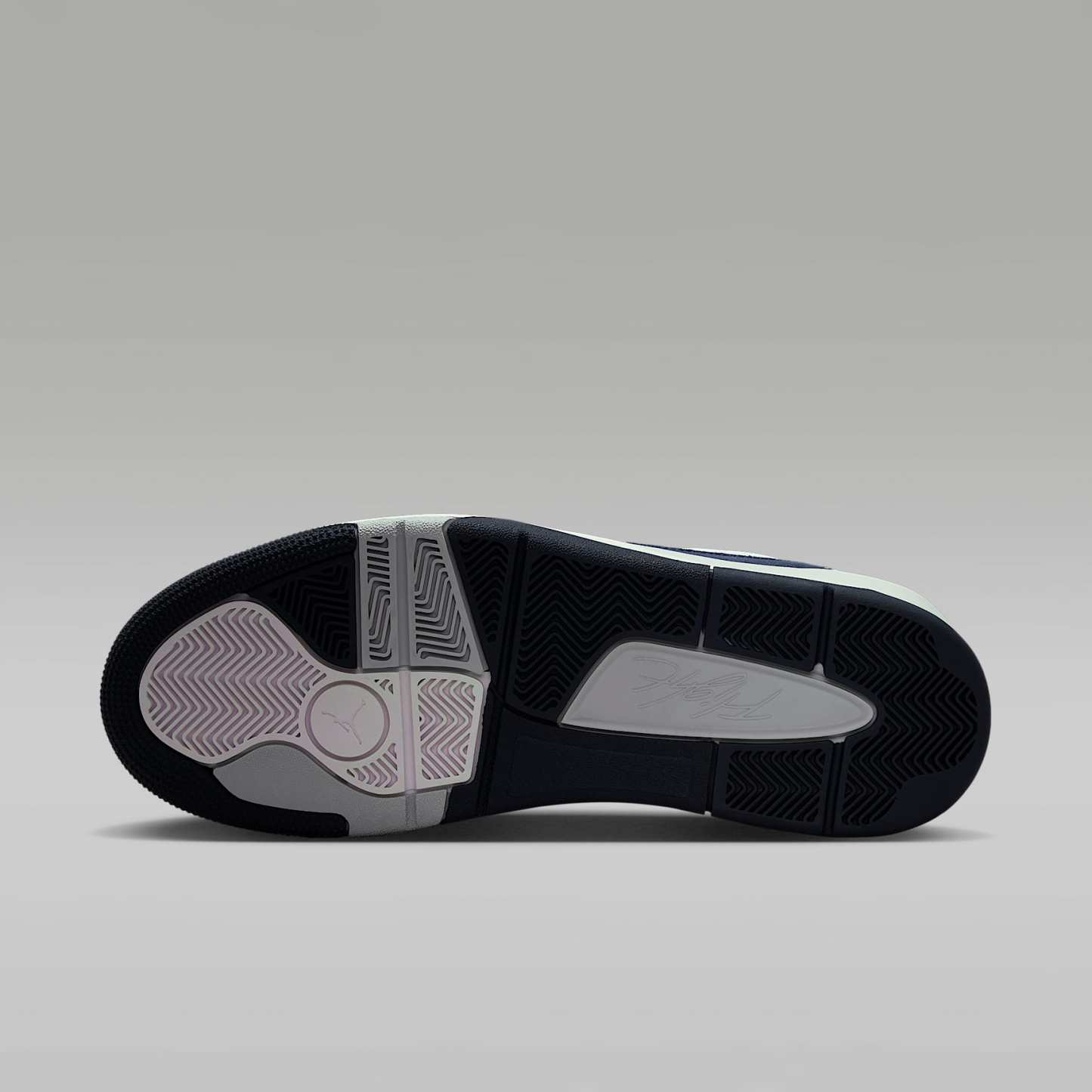 Jordan Flight Court Schuh (Herren) – Weiß/Light Smoke Grey/Obsidian/College Navy