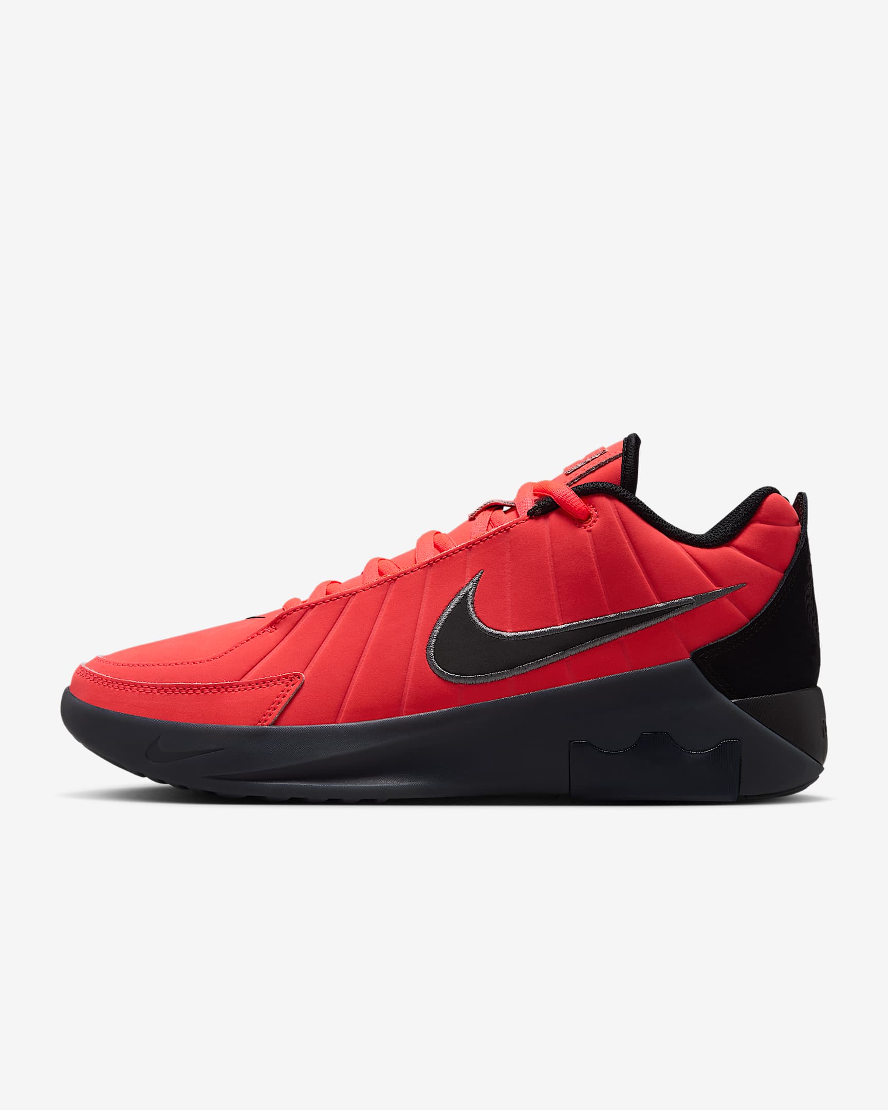 LeBron Witness 9 Basketballschuh – Bright Crimson/Smoke Grey/Schwarz