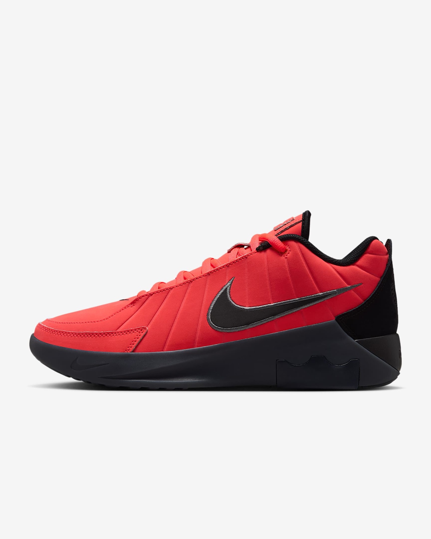 LeBron Witness 9 Basketballschuh – Bright Crimson/Smoke Grey/Schwarz