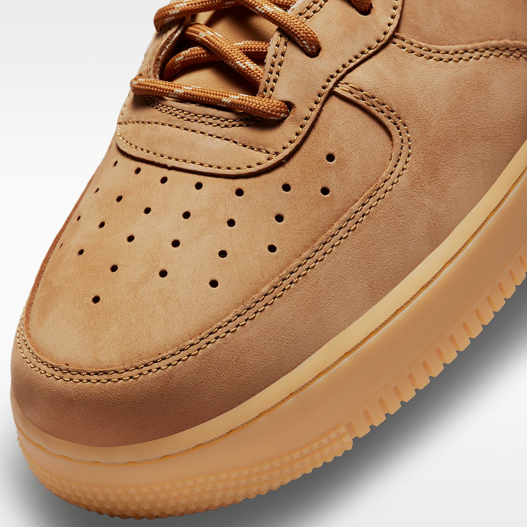 Nike Air Force 1 Mid '07 Herrenschuh – Flax/Gum Light Brown/Schwarz/Wheat