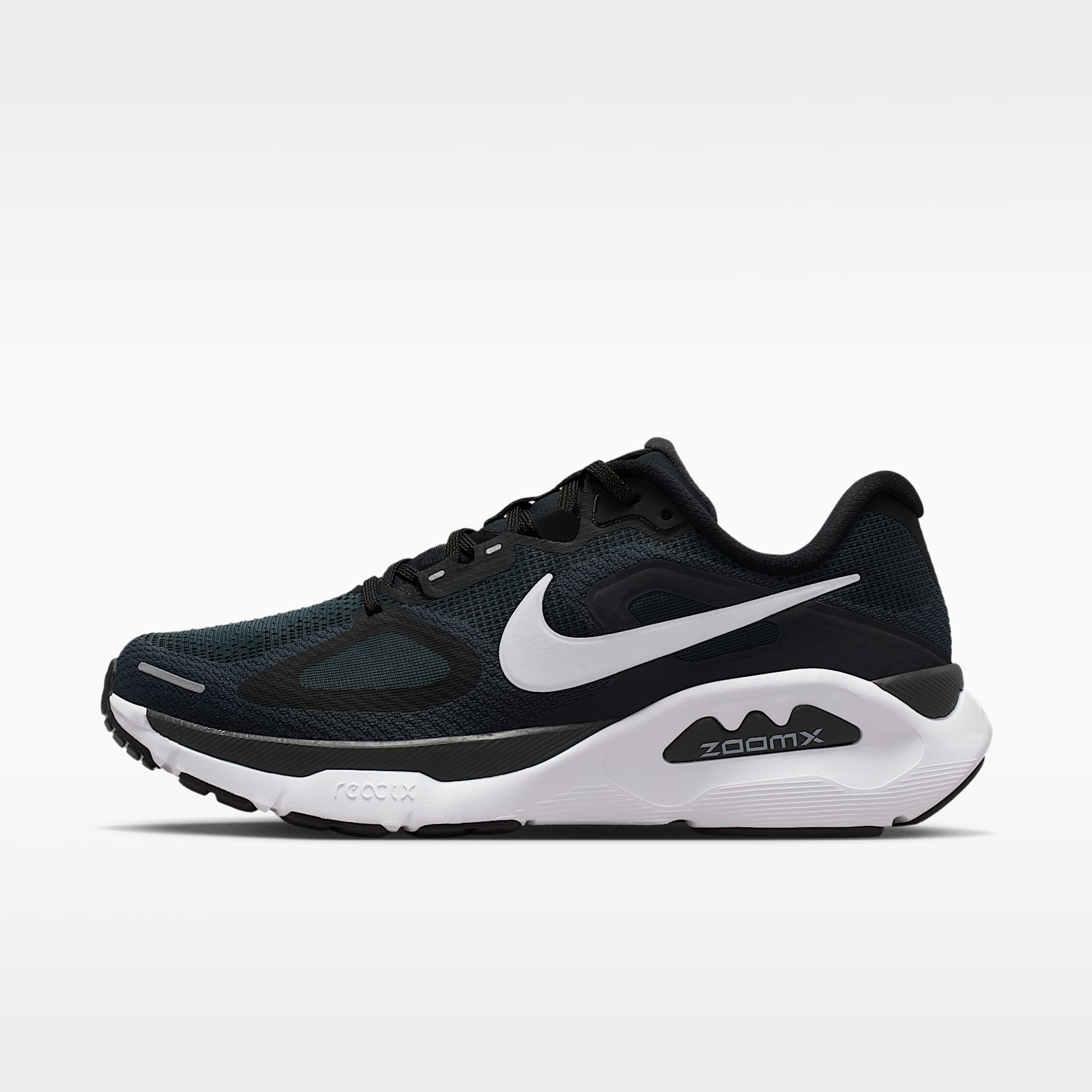 Nike Structure Plus Straßenlaufschuh (Damen) – Schwarz/Anthracite/Weiß