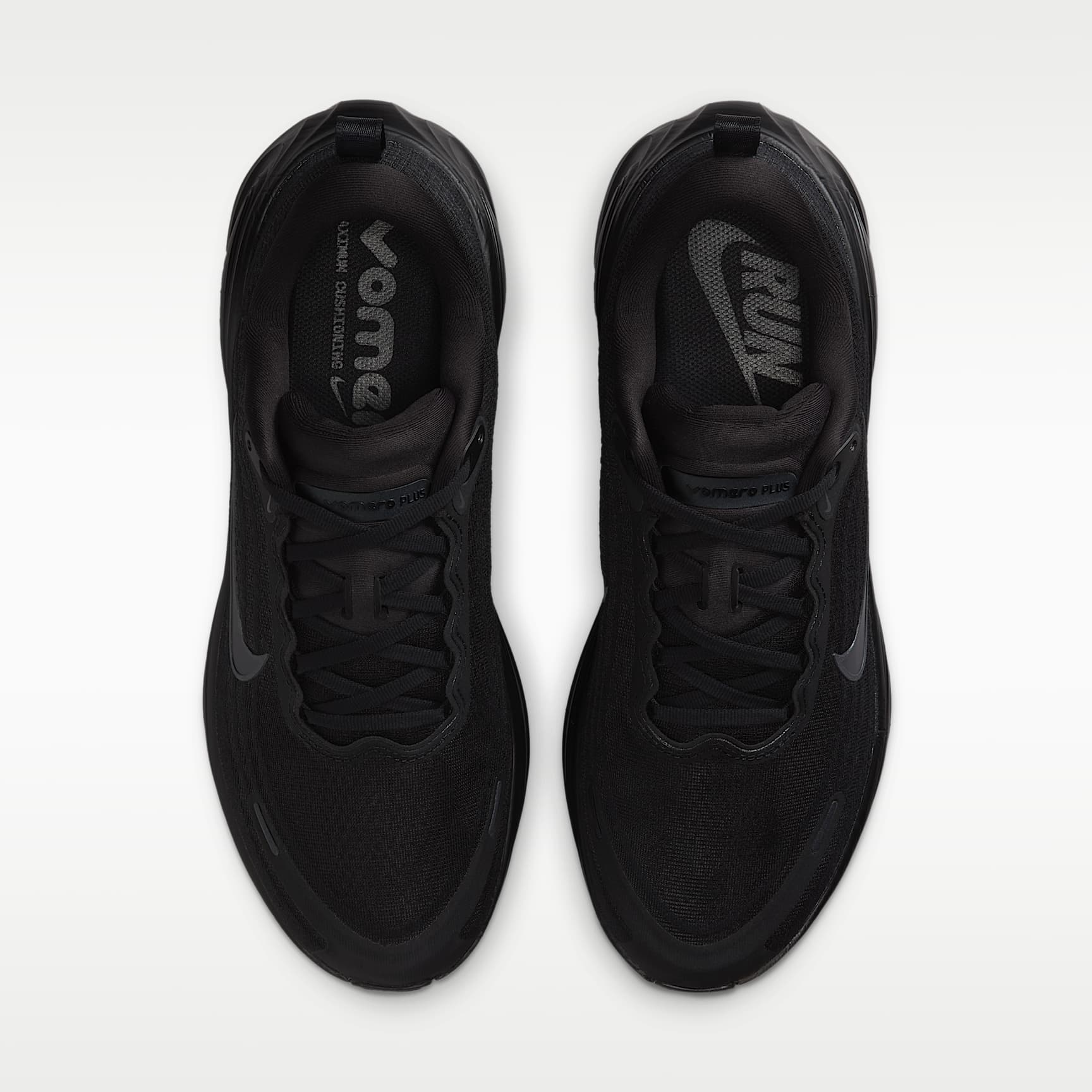 Nike Vomero Plus Straßenlaufschuh (Herren) – Schwarz/Metallic Dark Grey/Cool Grey/Dark Smoke Grey