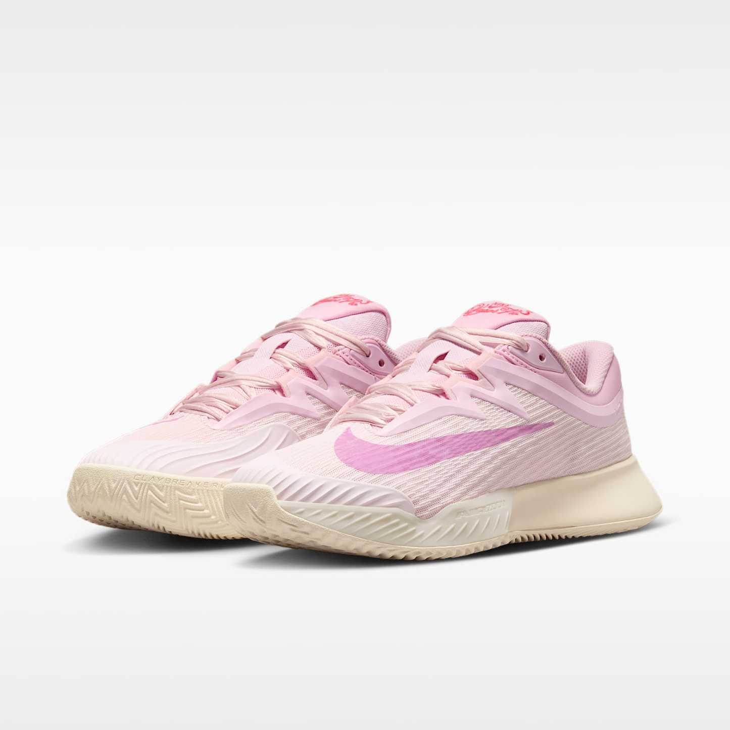 Nike Vapor Pro 3 Premium Tennisschuh für Clay Courts (Damen) – Pearl Pink/Pink Foam/Chalk/Light Magenta