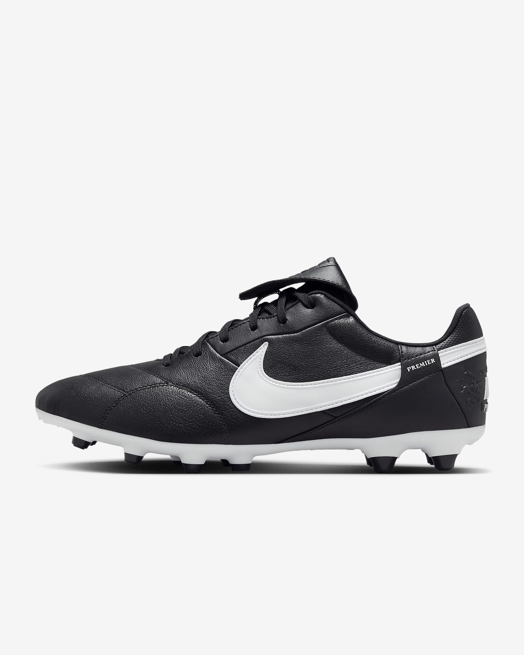 Nike Premier 3 FG Low-Top Fußballschuh – Schwarz/Weiß