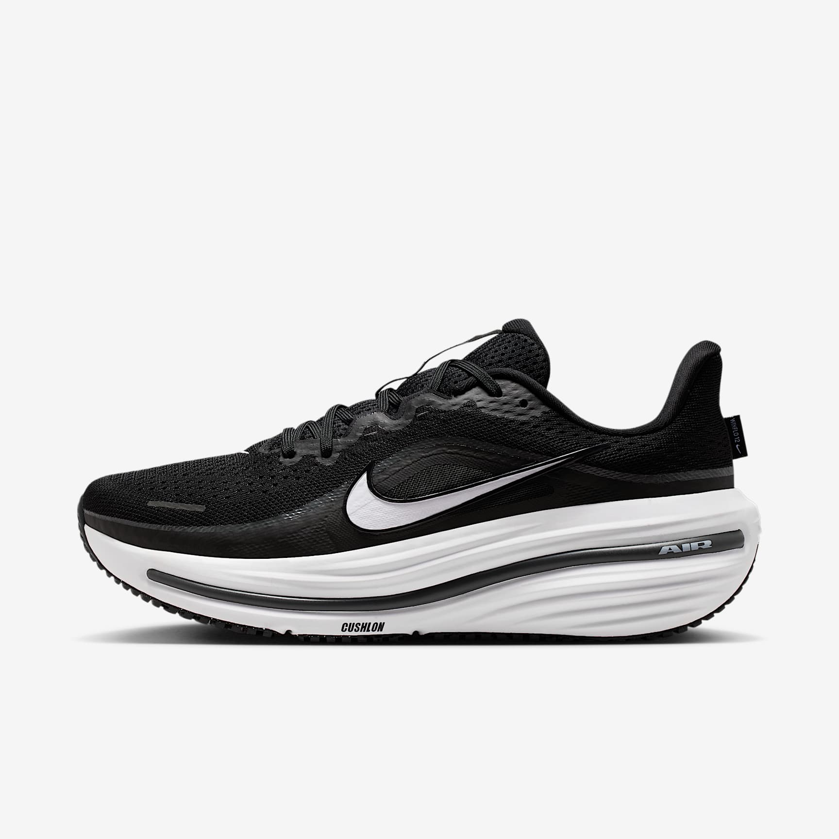 Nike Winflo 12 Straßenlaufschuh (Herren) – Schwarz/Dark Smoke Grey/Weiß