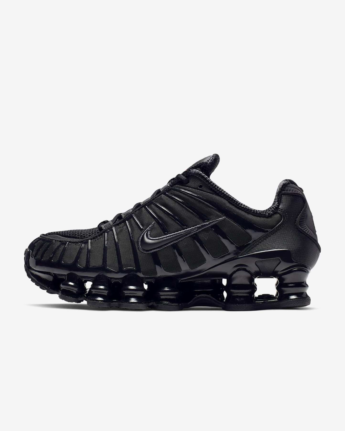 Nike Shox TL Schuh (Damen) – Schwarz/Metallic Hematite/Max Orange/Schwarz