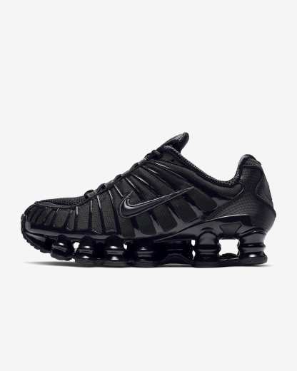 Nike Shox TL Schuh (Damen) – Schwarz/Metallic Hematite/Max Orange/Schwarz