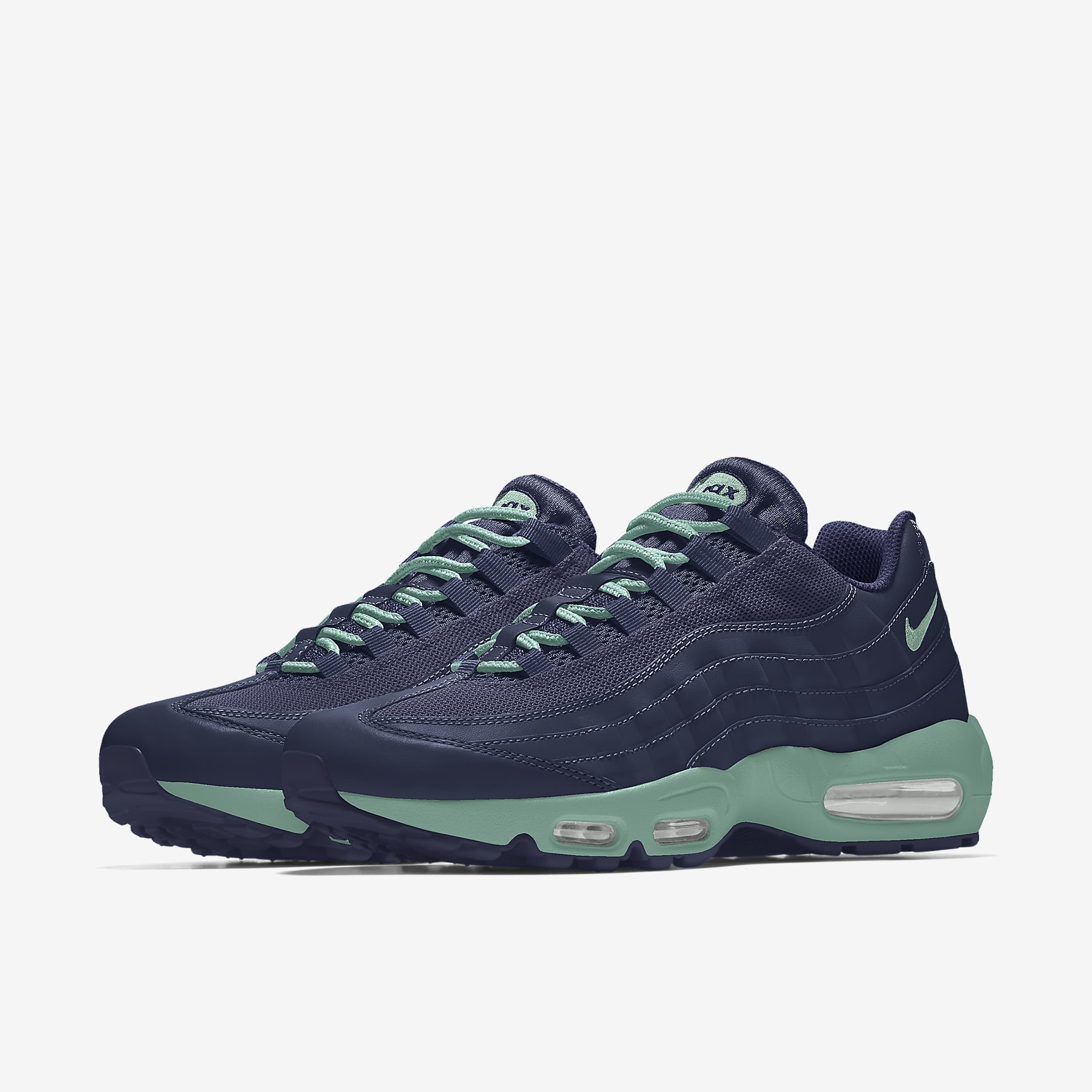 Nike Air Max 95 By You personalisierbarer Herrenschuh – Multi-Color/Multi-Color/Multi-Color/Multi-Color