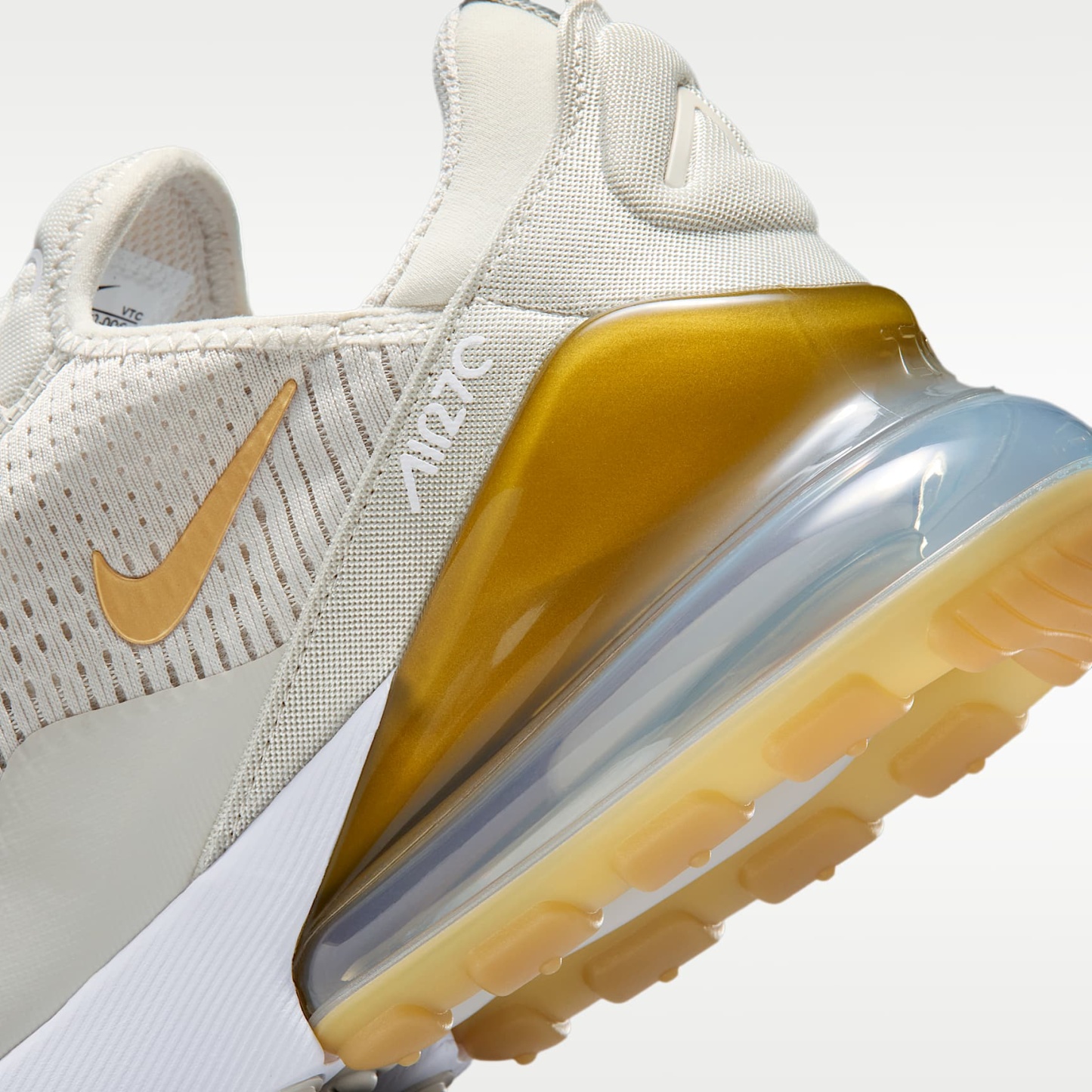 Nike Air Max 270 Damenschuh – Light Bone/Weiß/Metallic Gold