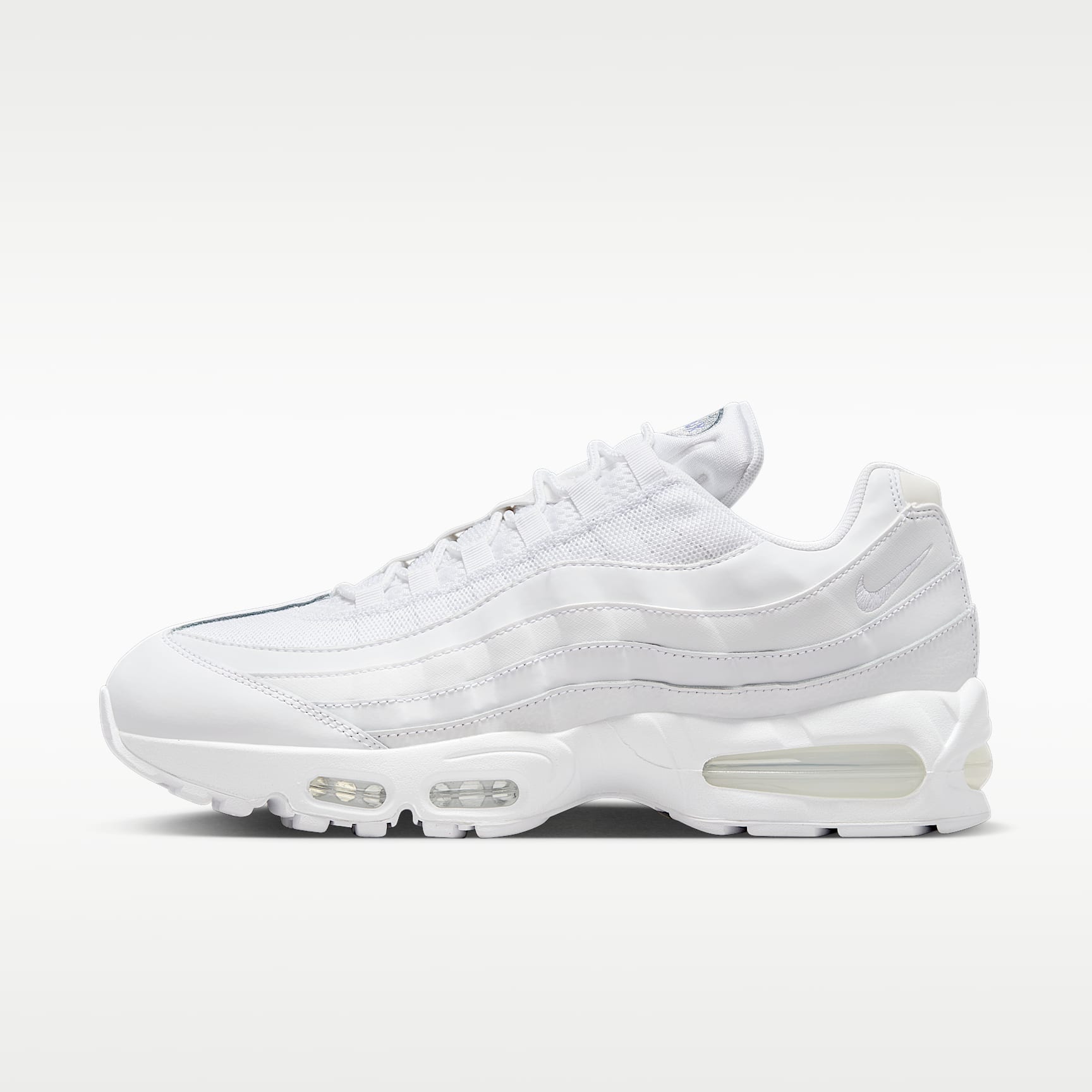 Nike Air Max 95 Big Bubble Schuh (Herren) – Weiß/Weiß/Pure Platinum/Weiß
