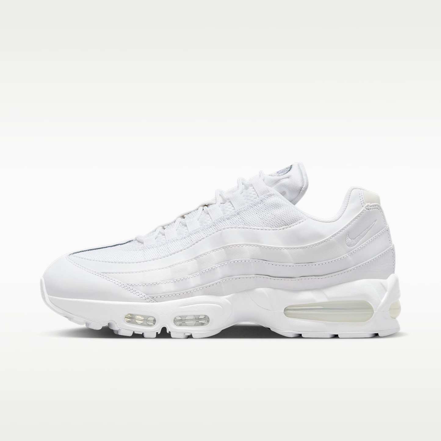 Nike Air Max 95 Big Bubble Schuh (Herren) – Weiß/Weiß/Pure Platinum/Weiß