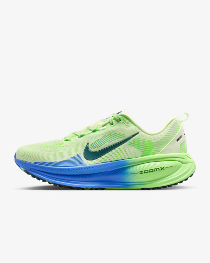 Nike Vomero 18 Straßenlaufschuh (Herren) – Weiß/Volt Tint/Sapphire/Black Spruce