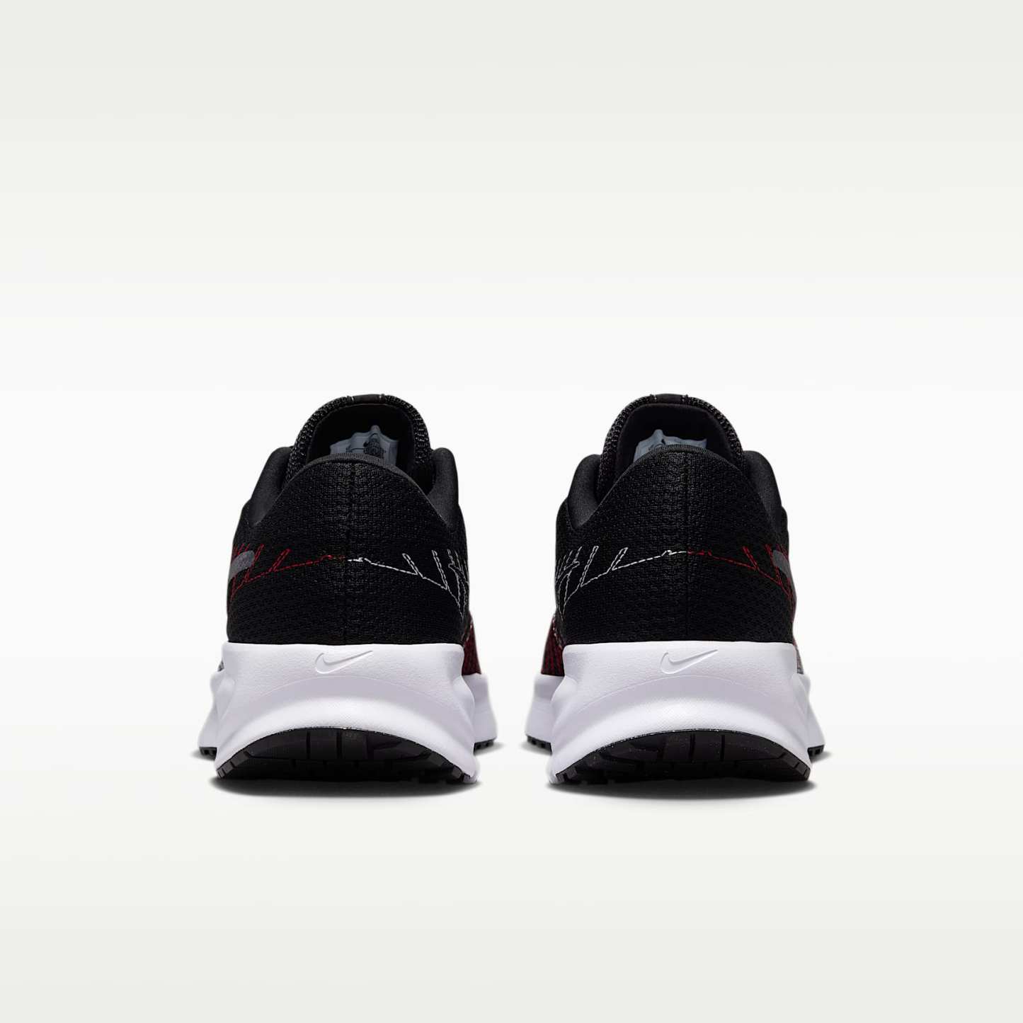 Nike Run Defy Straßenlaufschuh (Herren) – Schwarz/University Red/Weiß/Cool Grey