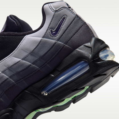 Nike Air Max 95 Big Bubble Premium Herrenschuh – Schwarz/Dark Smoke Grey/Smoke Grey/Canyon Purple