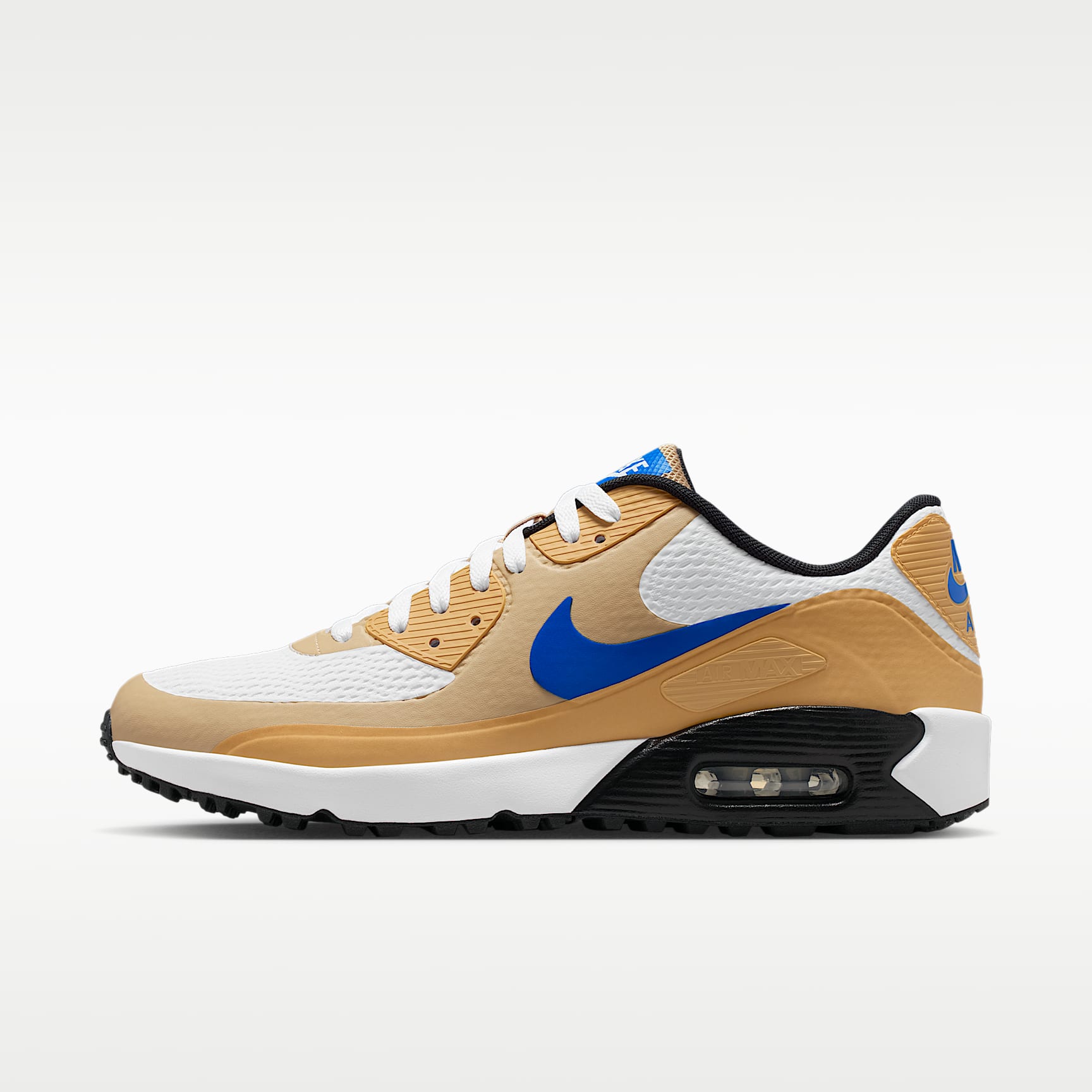 Nike Air Max 90 G Golfschuh – Weiß/Linen/Game Royal