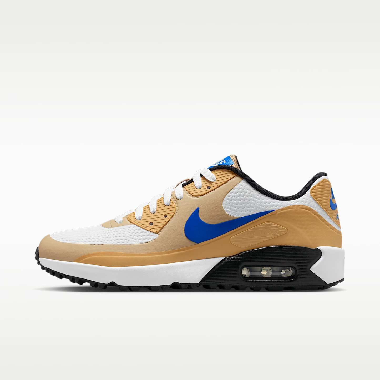 Nike Air Max 90 G Golfschuh – Weiß/Linen/Game Royal