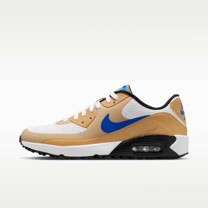 Nike Air Max 90 G Golfschuh – Weiß/Linen/Game Royal