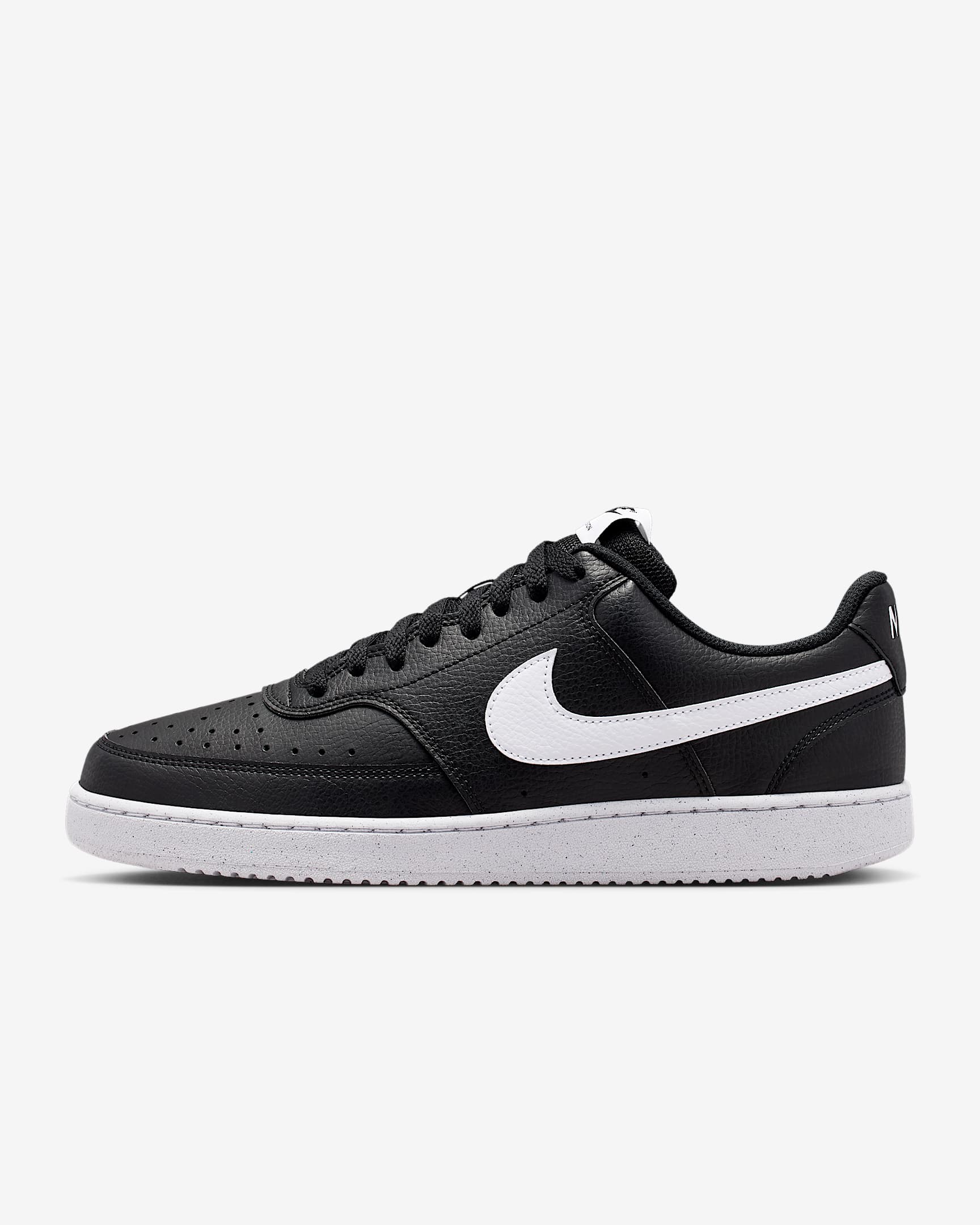 Nike Court Vision Low Next Nature Herrenschuh – Schwarz/Schwarz/Weiß