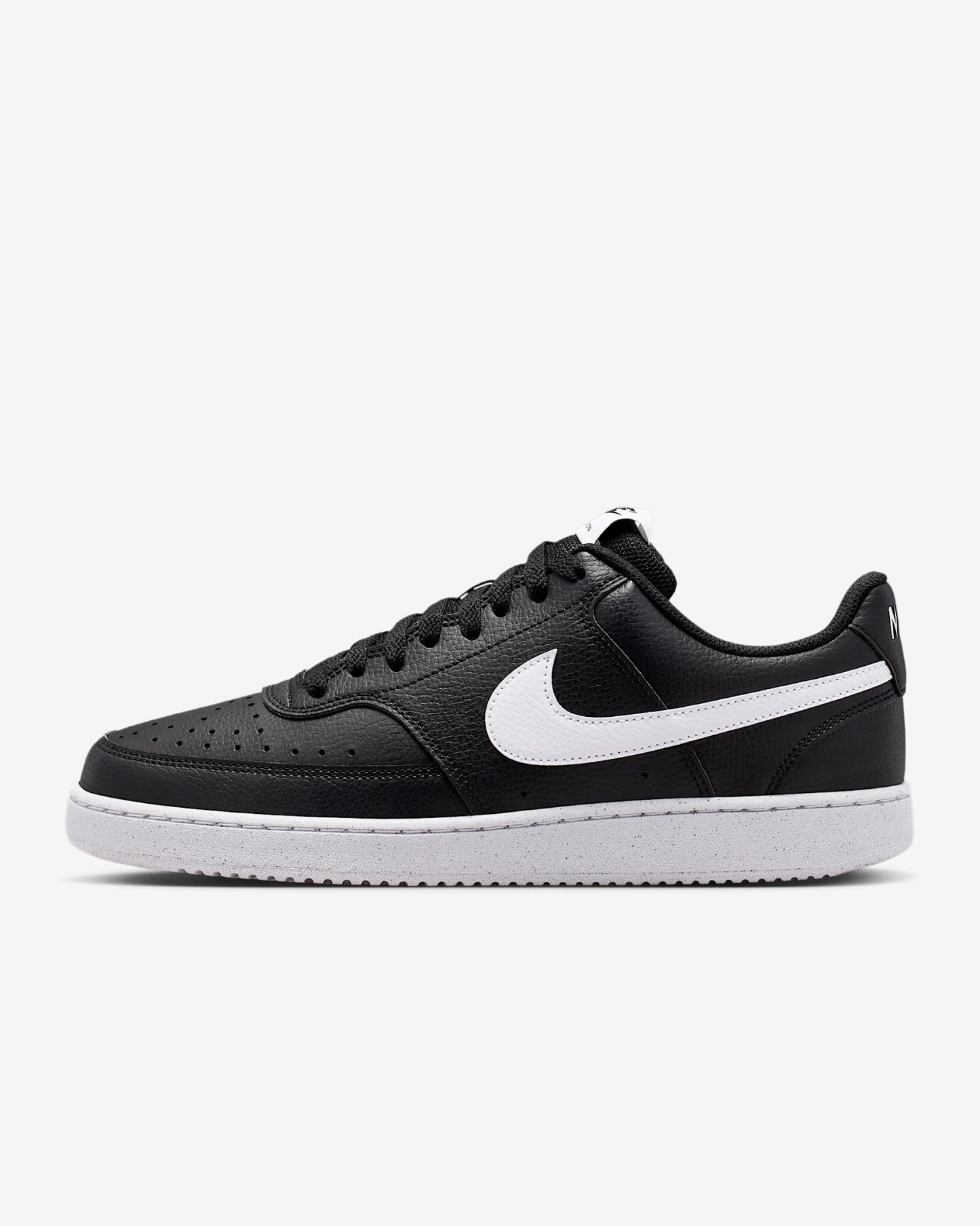 Nike Court Vision Low Next Nature Herrenschuh – Schwarz/Schwarz/Weiß