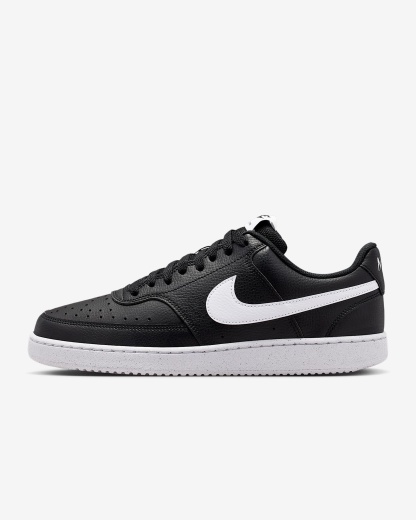 Nike Court Vision Low Next Nature Herrenschuh – Schwarz/Schwarz/Weiß