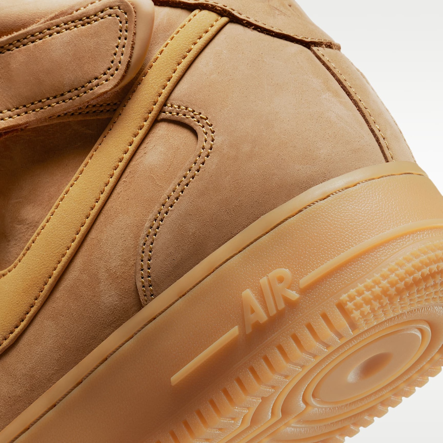 Nike Air Force 1 Mid '07 Herrenschuh – Flax/Gum Light Brown/Schwarz/Wheat