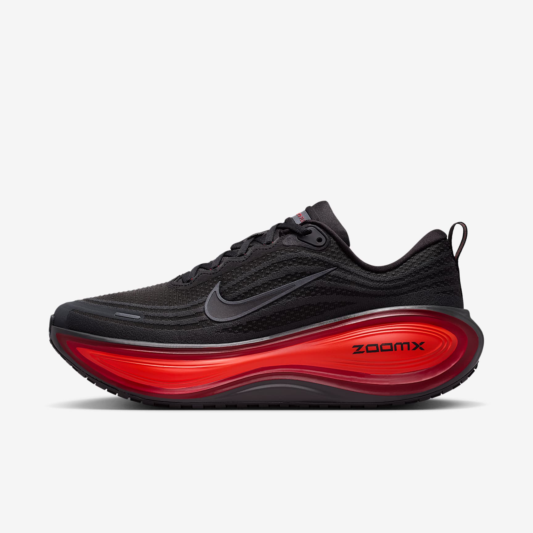 Nike Vomero Plus Straßenlaufschuh (Herren) – Anthracite/Bright Crimson/University Red/Schwarz