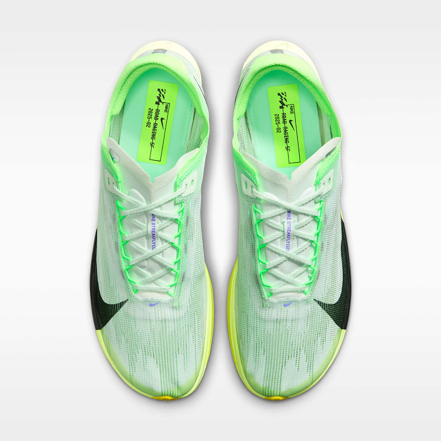 Nike Streakfly 2 Straßenlaufschuh für Wettkämpfe – Barely Green/Volt Ice/Sapphire/Black Spruce