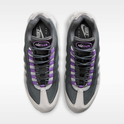 Nike Air Max 95 Big Bubble "OG" Schuh (Herren) – Photon Dust/Dark Grey/Grey Fog/Bright Violet