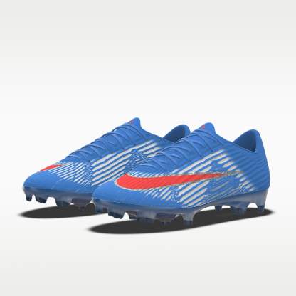 Nike Mercurial Superfly 11 Elite By You personalisierbarer Low-Top-Fußballschuh für normalen Rasen – Light Photo Blue/Light Photo Blue