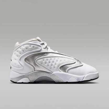 Air Jordan OG Damenschuh – Weiß/Schwarz/Metallic Silver