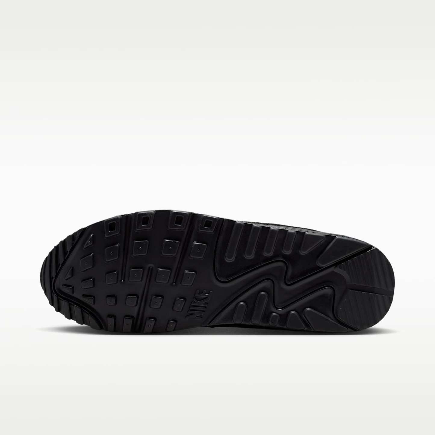 Nike Air Max 90 Schuh (Herren) – Schwarz/Schwarz/Tough Red