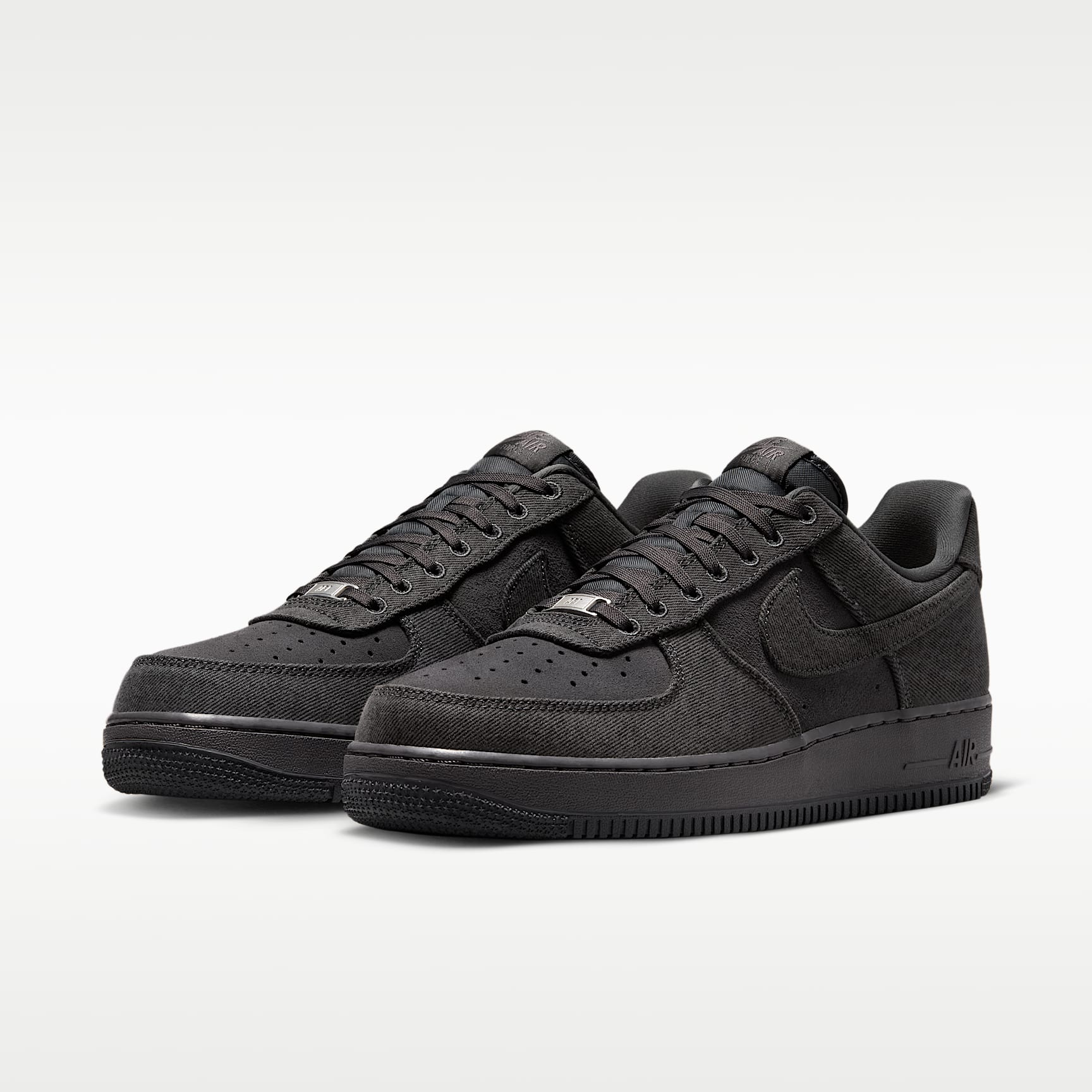 Air Force 1 '07 LV8 „Denim“ Schuh (Herren) – Anthracite/Medium Ash/Metallic Silver/Anthracite