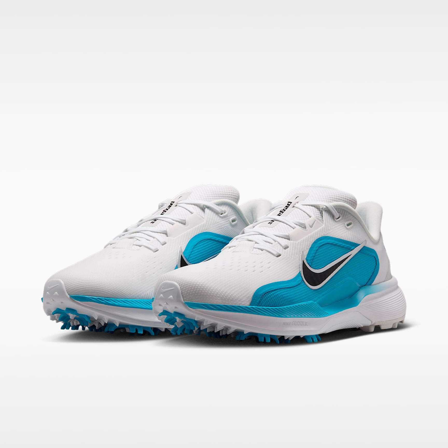 Nike Pegasus 1 G Golfschuh – Weiß/Light Current Blue/Schwarz
