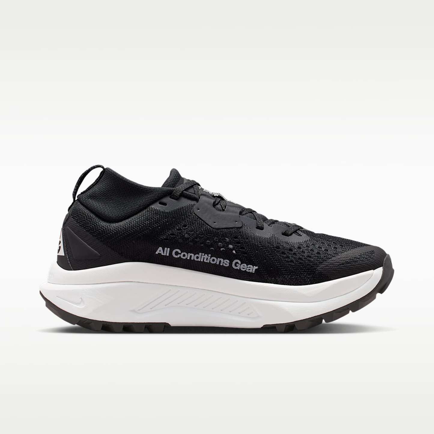 ACG Zegama Trail Traillaufschuh (Damen) – Schwarz/Safety Orange/Anthracite/Summit White
