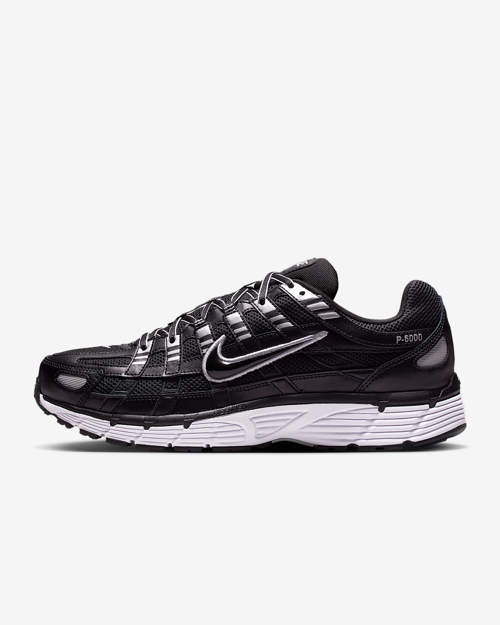 Nike P-6000 Schuh – Schwarz/Weiß/Metallic Silver/Schwarz