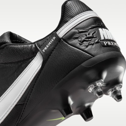 Nike Premier 3 SG-Pro Low-Top-Fußballschuh – Schwarz/Weiß
