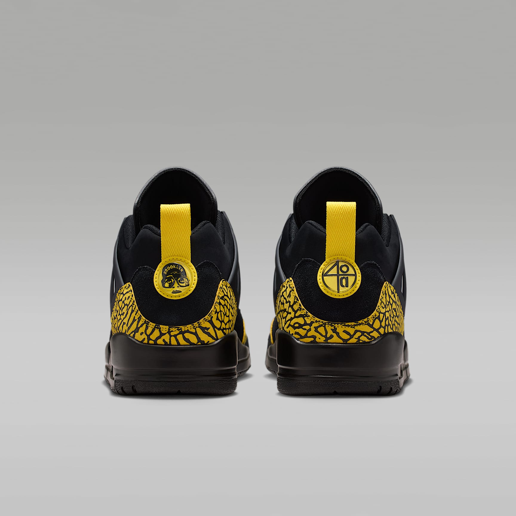 Jordan Spizike Low Schuh (Herren) – Schwarz/Speed Yellow/Speed Yellow/Schwarz
