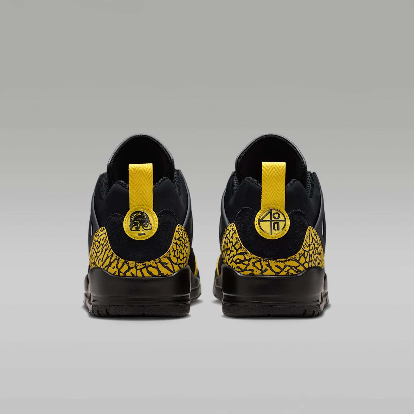 Jordan Spizike Low Schuh (Herren) – Schwarz/Speed Yellow/Speed Yellow/Schwarz
