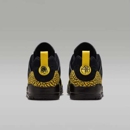 Jordan Spizike Low Schuh (Herren) – Schwarz/Speed Yellow/Speed Yellow/Schwarz