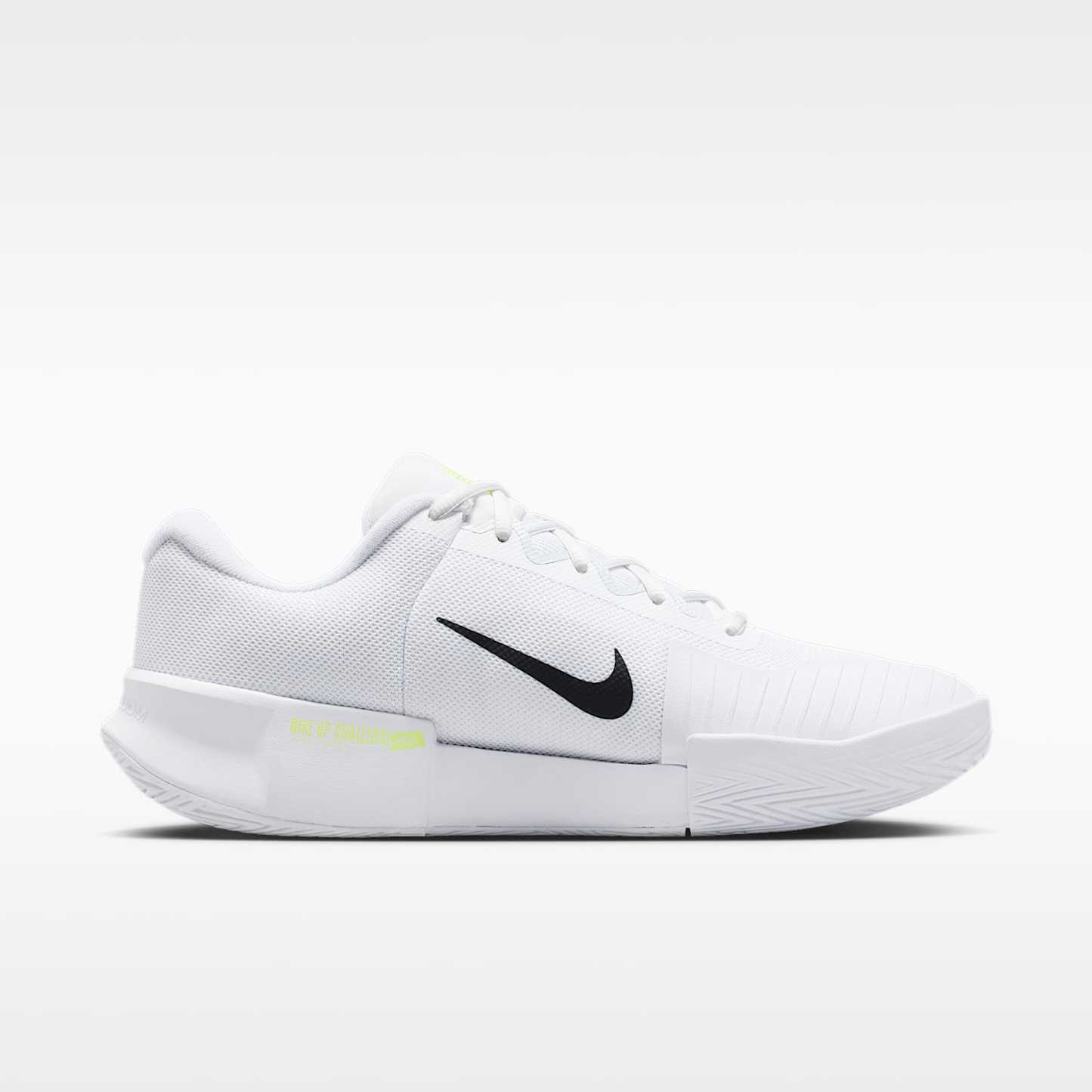 Nike GP Challenge Pro Herren-Tennisschuh für Hartplätze – Weiß/Pure Platinum/Volt/Schwarz