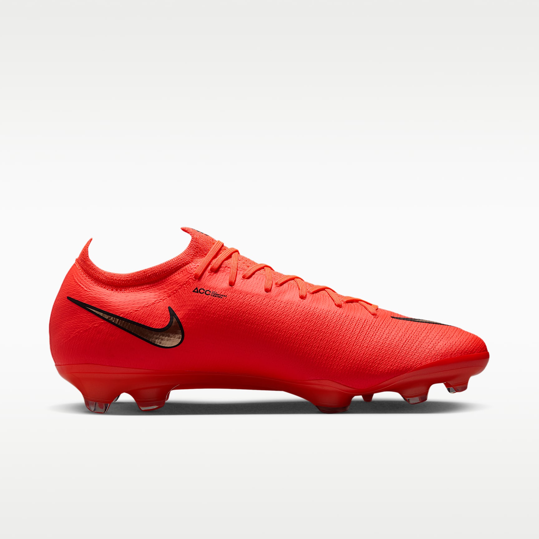 Nike Mercurial Vapor 17 Elite Low-Top-Fußballschuh für normalen Rasen – Bright Crimson/Blur