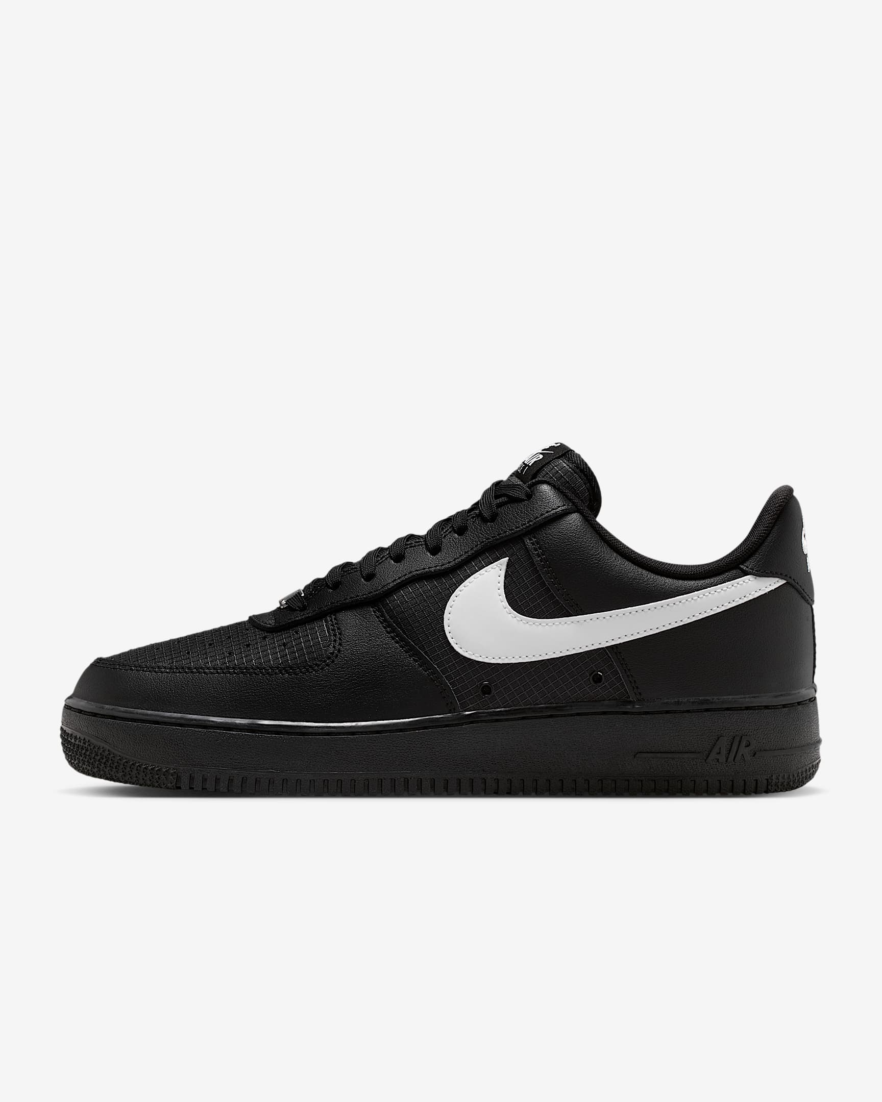 Nike Air Force 1 '07 LV8 Schuh (Herren) – Schwarz/Schwarz/Weiß