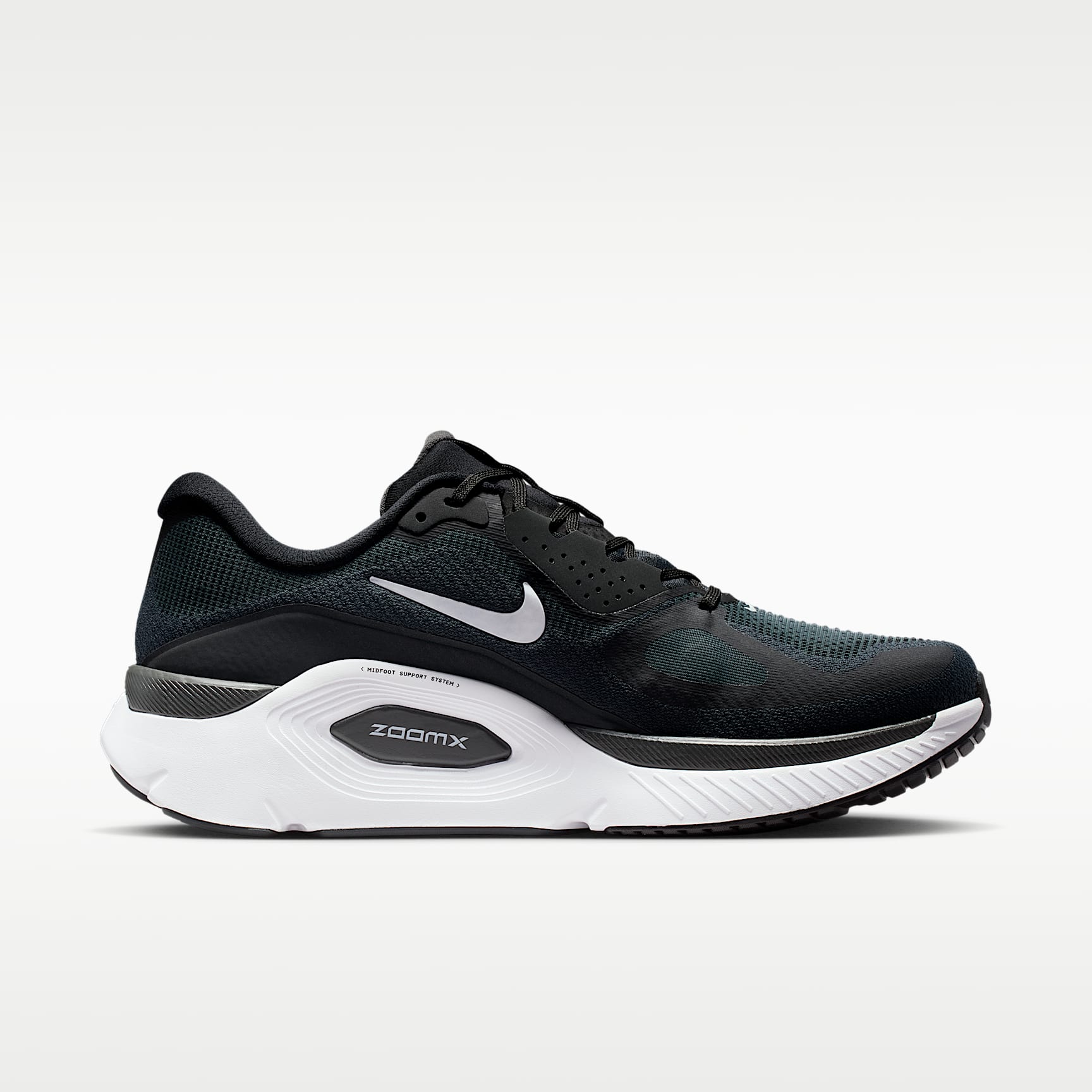 Nike Structure Plus Straßenlaufschuh (Herren) – Schwarz/Anthracite/Weiß