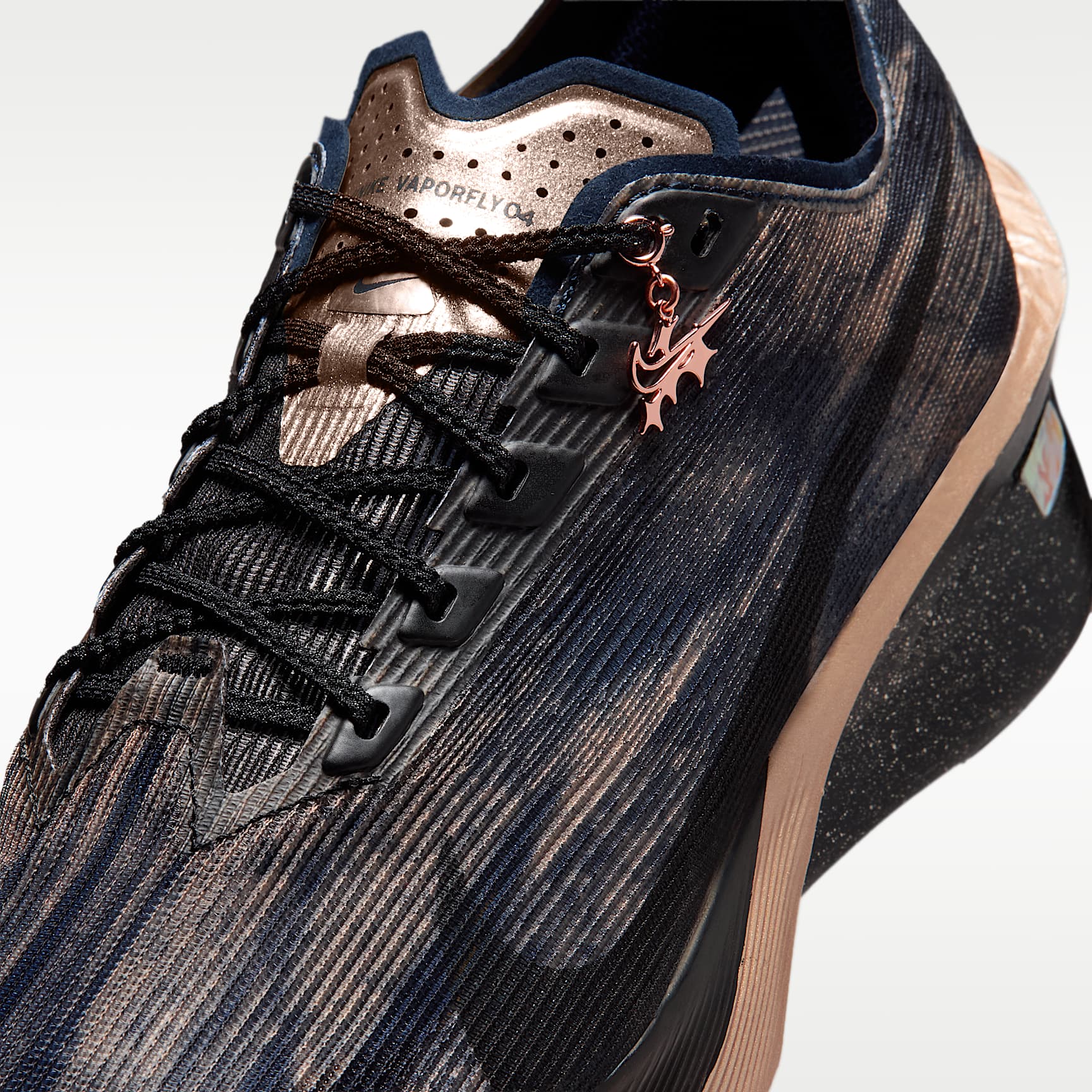 Nike Vaporfly 4 "Keely Hodgkinson" Straßenlaufschuh für Wettkämpfe (Damen) – Pencil Point/Blue Eclipse/Blur/Schwarz
