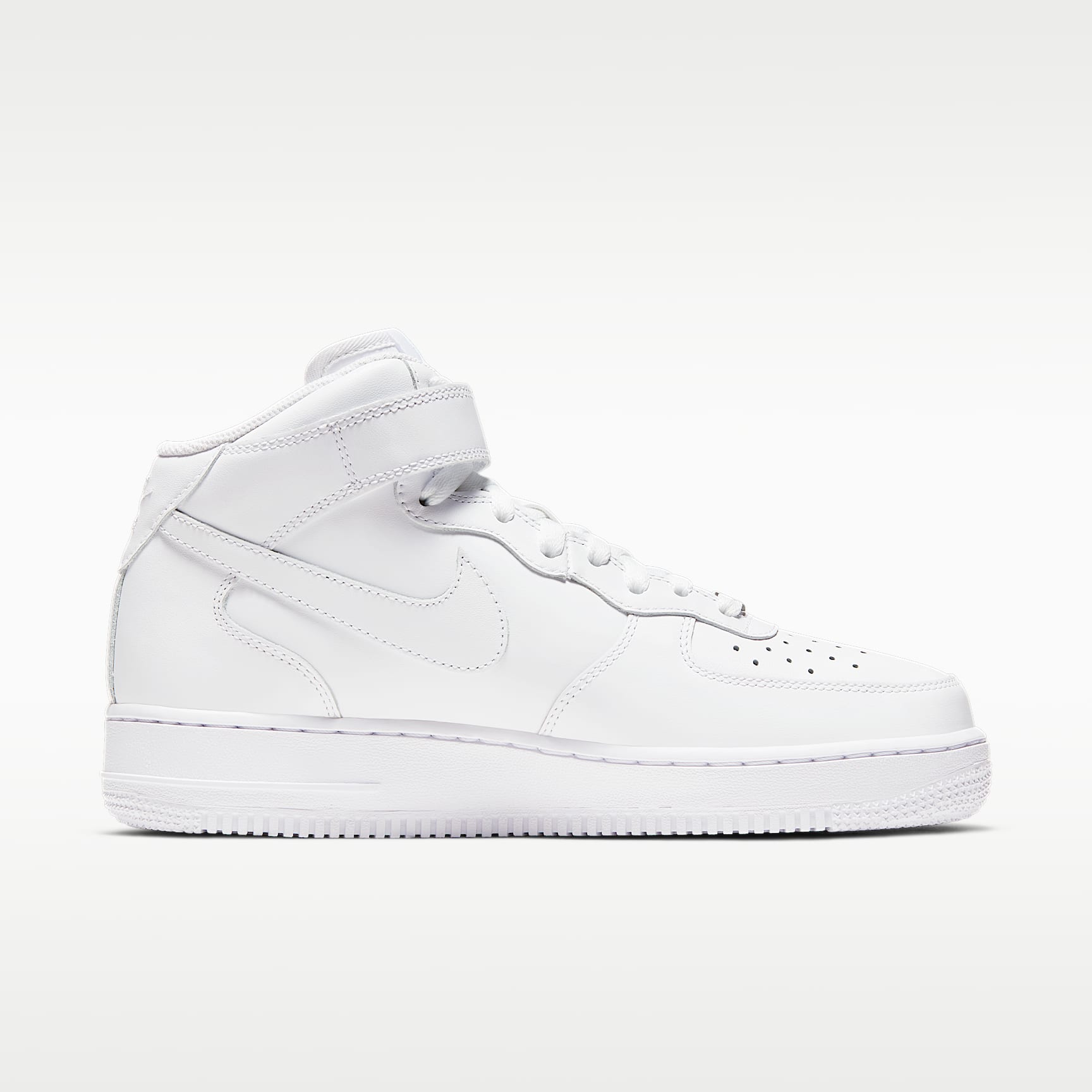 Nike Air Force 1 '07 Mid Damenschuh – Weiß/Weiß/Weiß