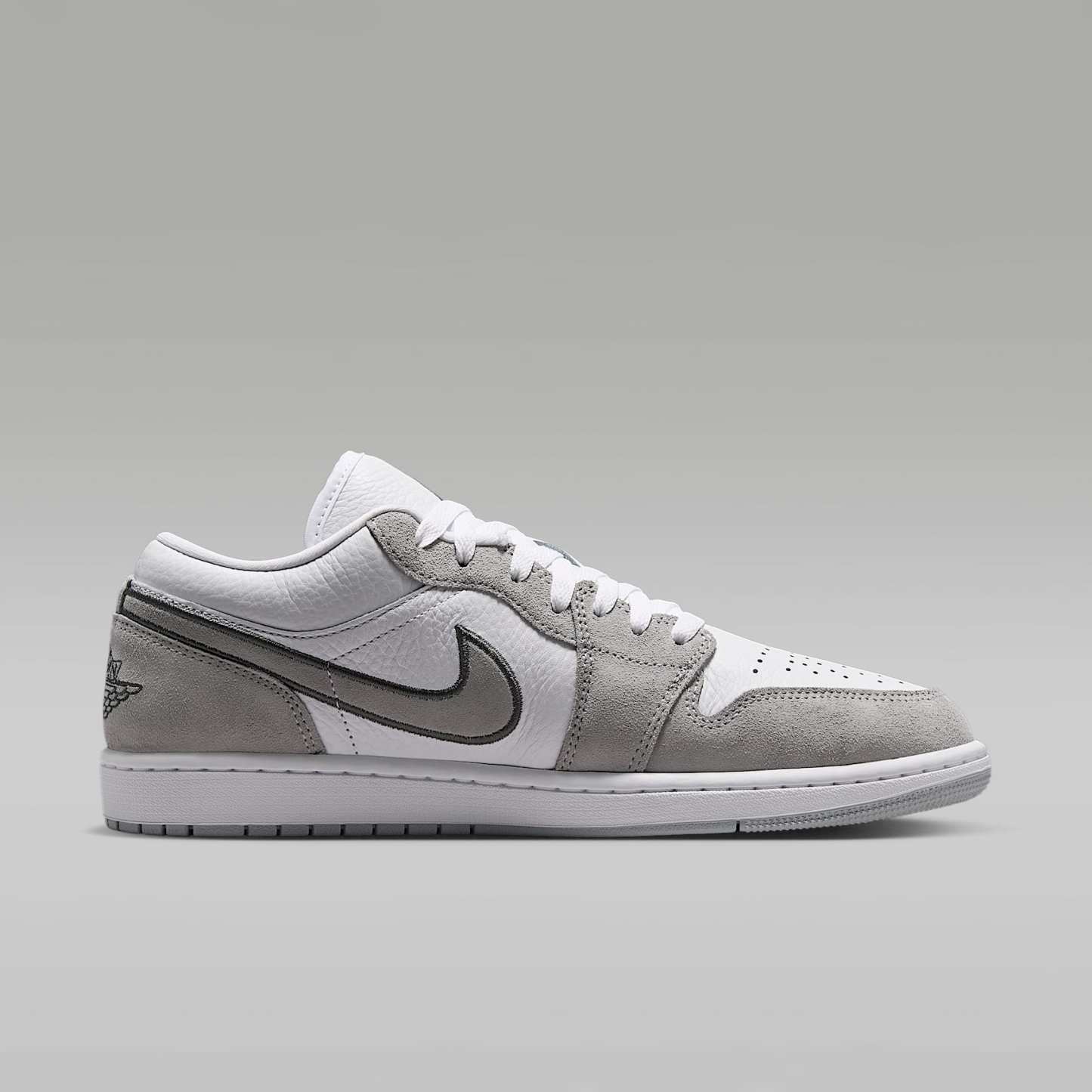 Air Jordan 1 Low SE Herrenschuh – Weiß/Iron Grey/Wolf Grey