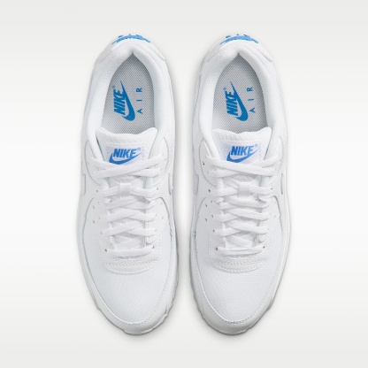 Nike Air Max 90 Herrenschuh – Weiß/Blue Crystal/Weiß