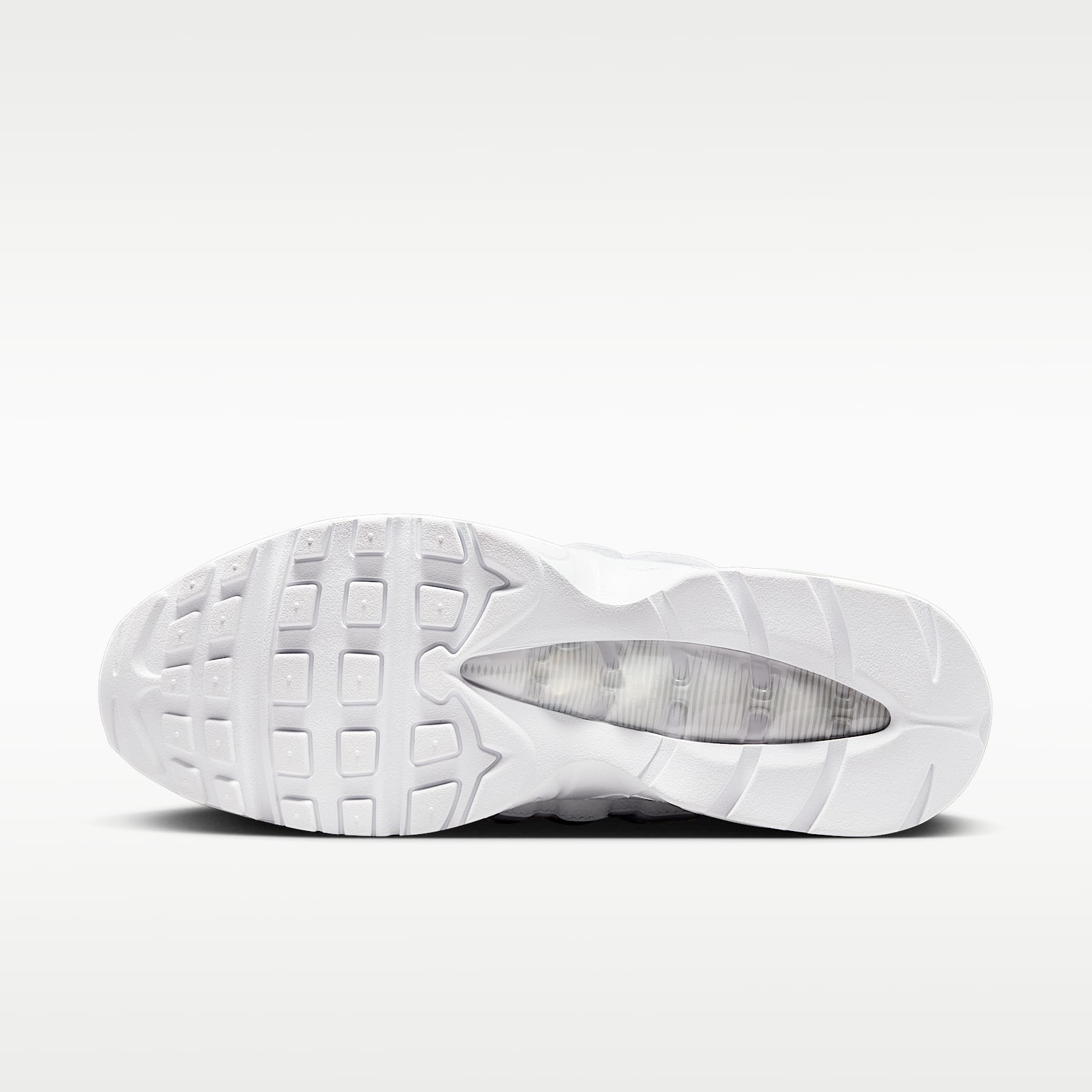 Nike Air Max 95 Big Bubble Schuh (Herren) – Weiß/Weiß/Pure Platinum/Weiß