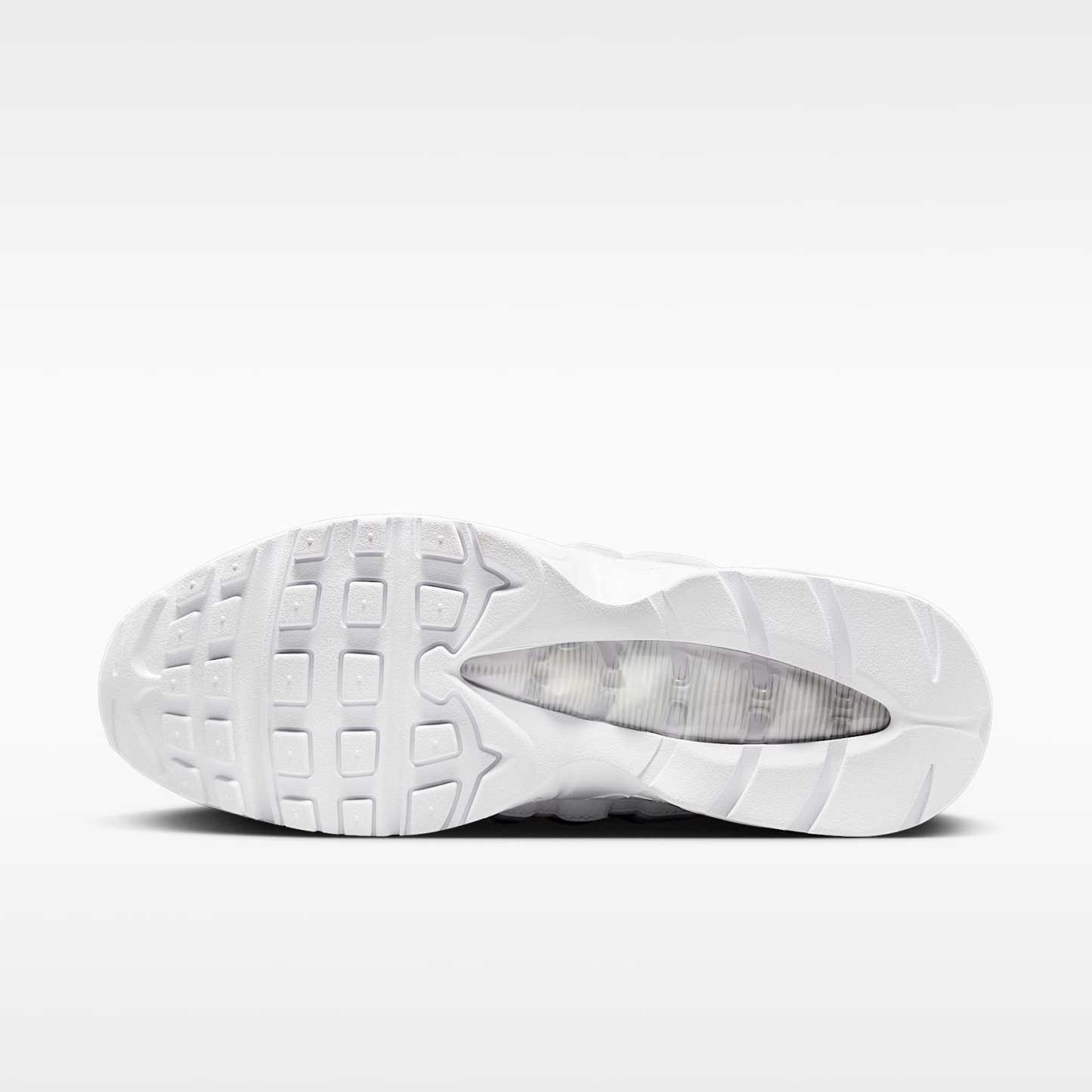 Nike Air Max 95 Big Bubble Schuh (Herren) – Weiß/Weiß/Pure Platinum/Weiß